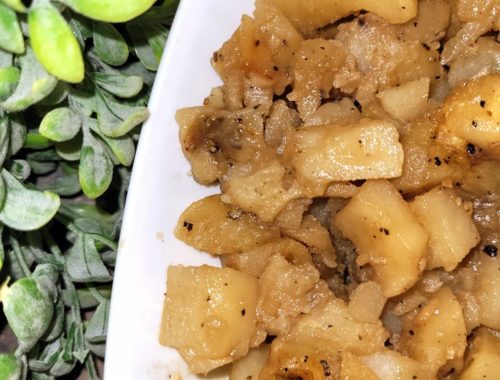 Microwavve Fried Potatoes