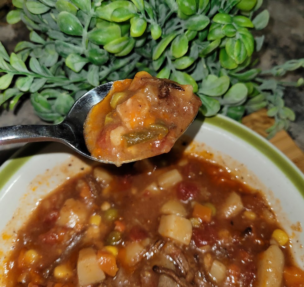 Crock Pot Vegetable Beef Stew - The Four Acre Farm