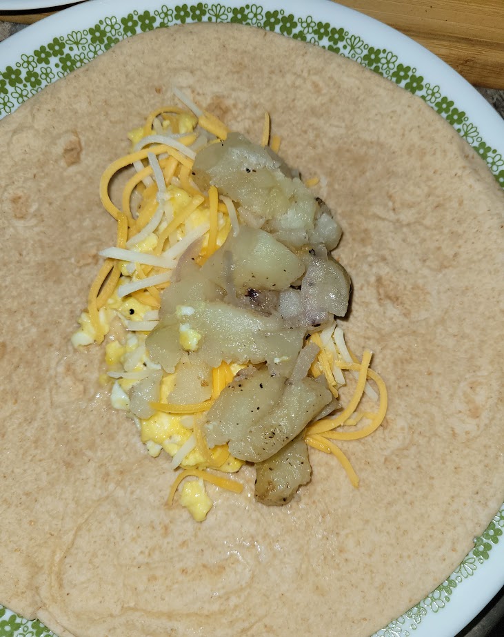 Homemade Breakfast Burritos - The Four Acre Farm